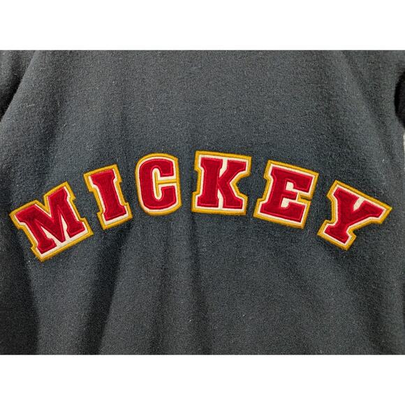 Vintage Disneyland Mickey Championship Style Wool Blend Varsity Jacket Sz Small - Picture 10 of 10